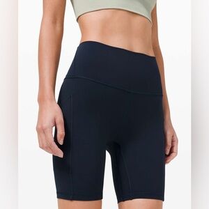 lululemon athletica biker shorts with pockets